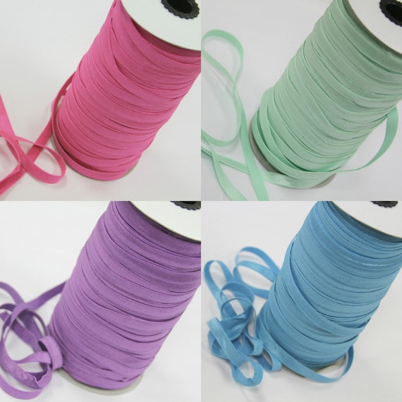 3/8th inch stretch elastic 10 yards you choose colors