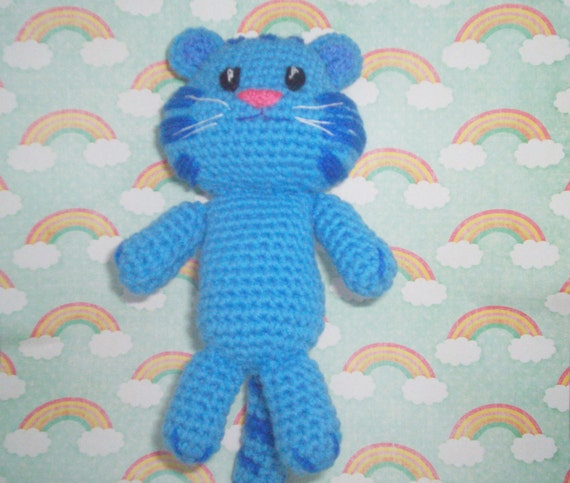 blue tigey plush