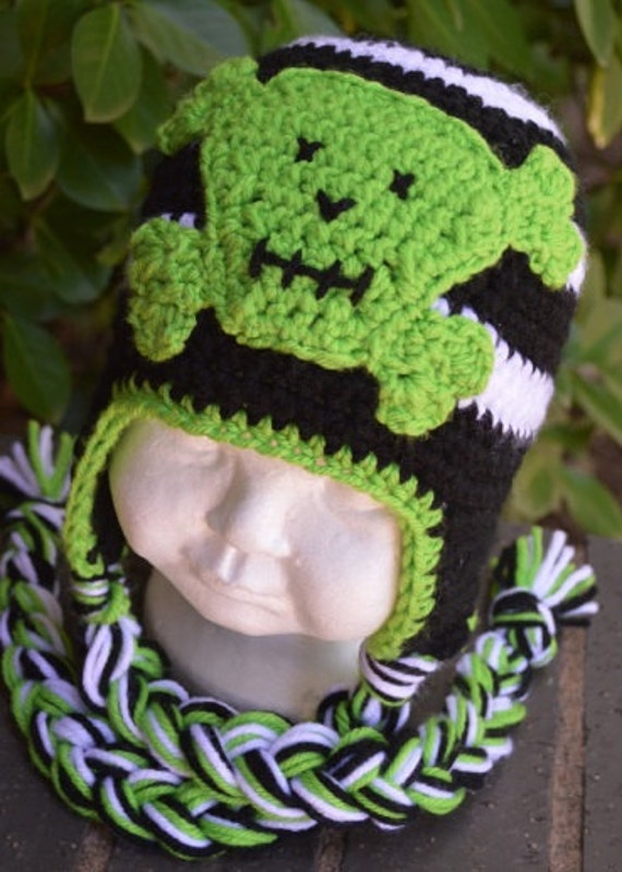 Skully Hat by WildChildDollsnGifts on Etsy