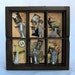 Altered shadow box, mixed media, assemblage by Susan Spencer