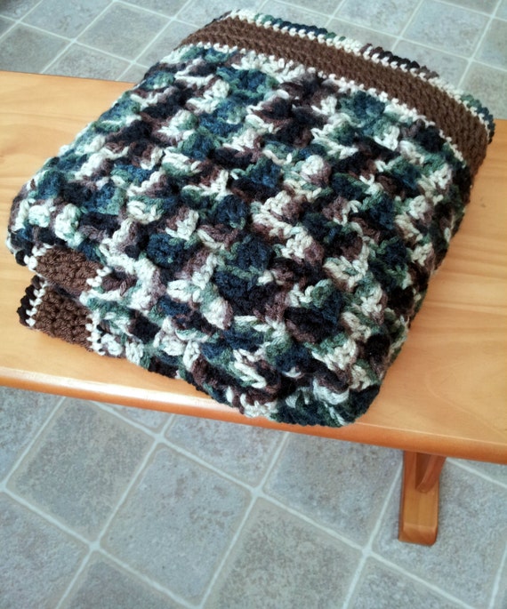 crochet blanket baby camouflage pattern c2c Camo Blanket Items Stitch similar to Baby Corner