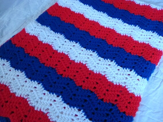 free red white and blue crochet afghan patterns