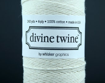 Natural Divine Twine, Natural Bakers Twine - 240 yards