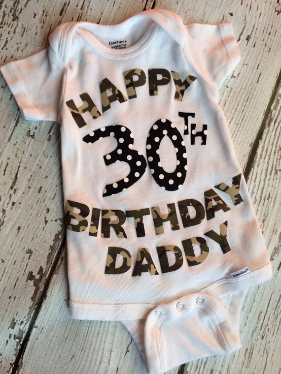 happy 30th birthday daddy t shirt