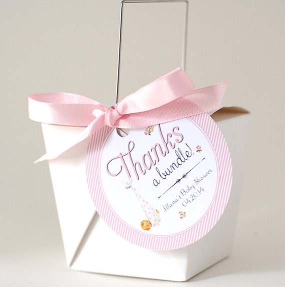 BUNDLE OF JOY Baby Shower Favor Label / Tag Printable Il_570xn