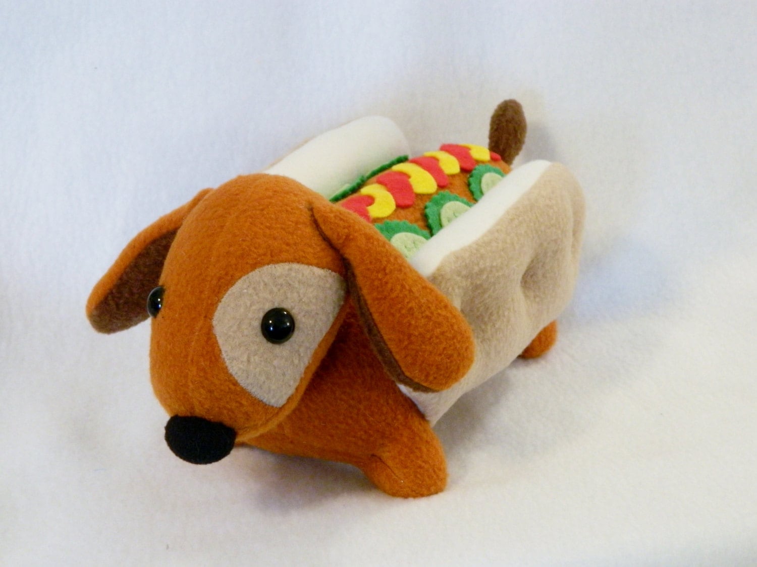 weiner dog stuffed animal