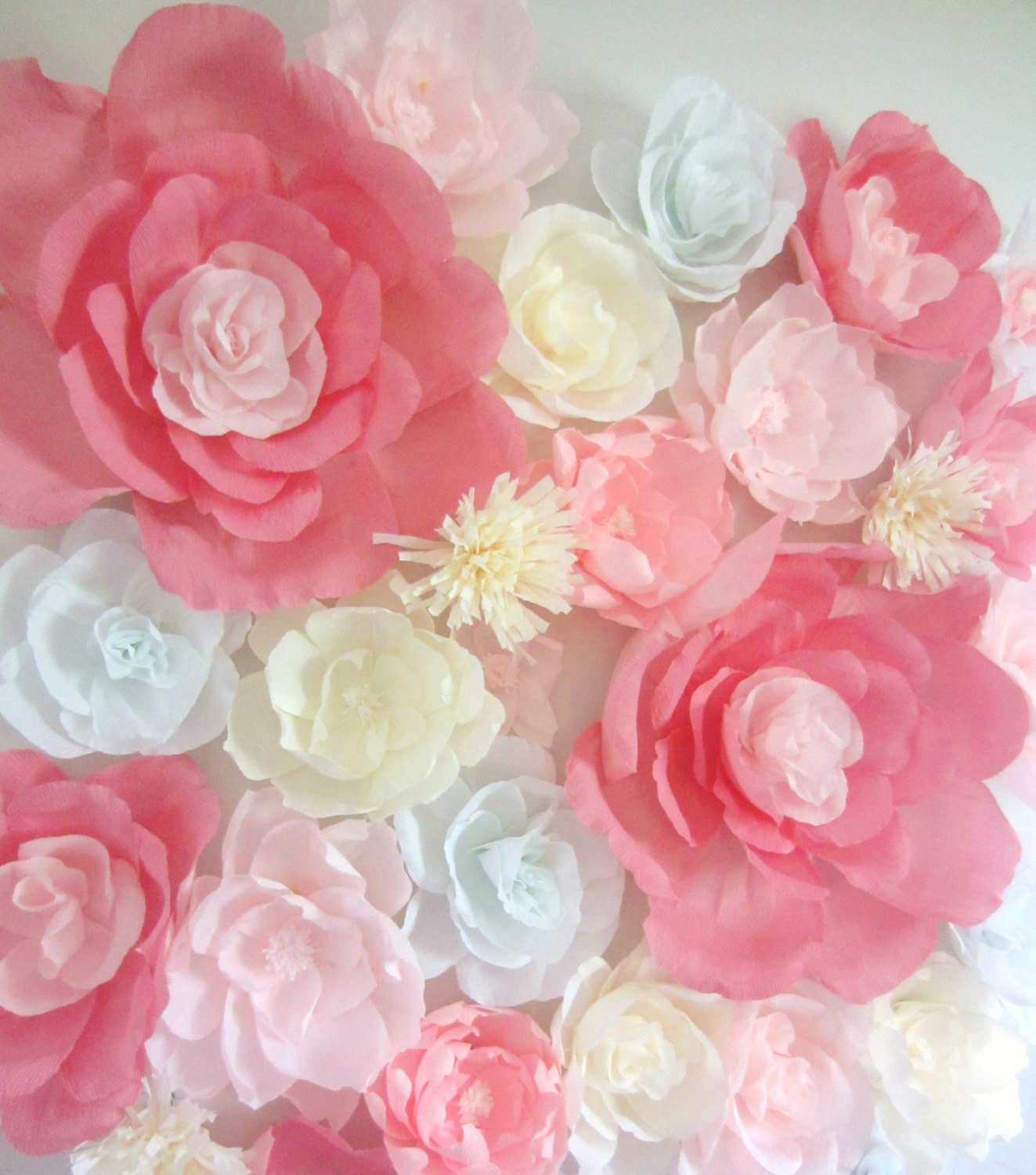 giant paper flower wall display 4ft x 4ft by paper flower wall display