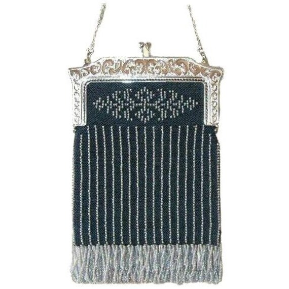 Catherine beaded knitting purse kit with purse frame