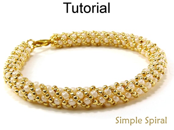 Beading Tutorial Pattern Bracelet Necklace Russian Spiral