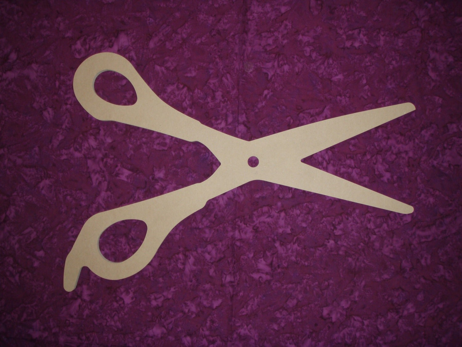 Scissor Shape Wood Cut Out MDF Unfinished Wooden Scissors 24