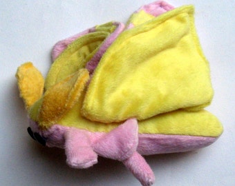 plush rosy maple moth