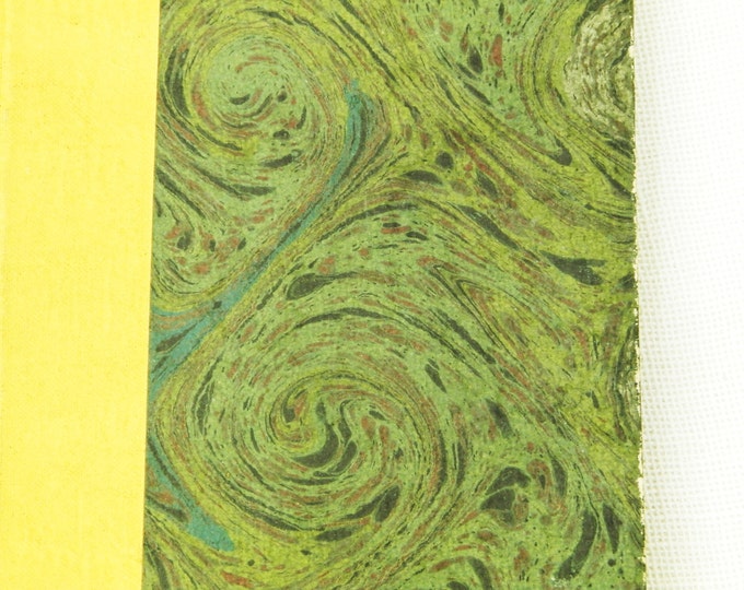 Antique French Marbled Paper Bound Book, Le Noeud Gordien by Charles de Bernard French Shabby Chic Country Decor, Brocante From France