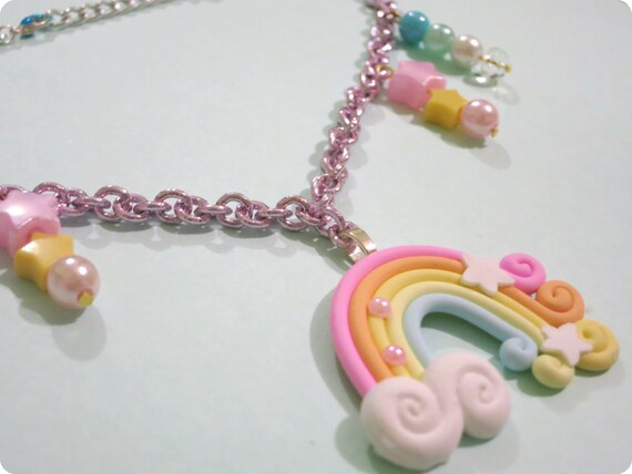 Rainbow Drops Necklace