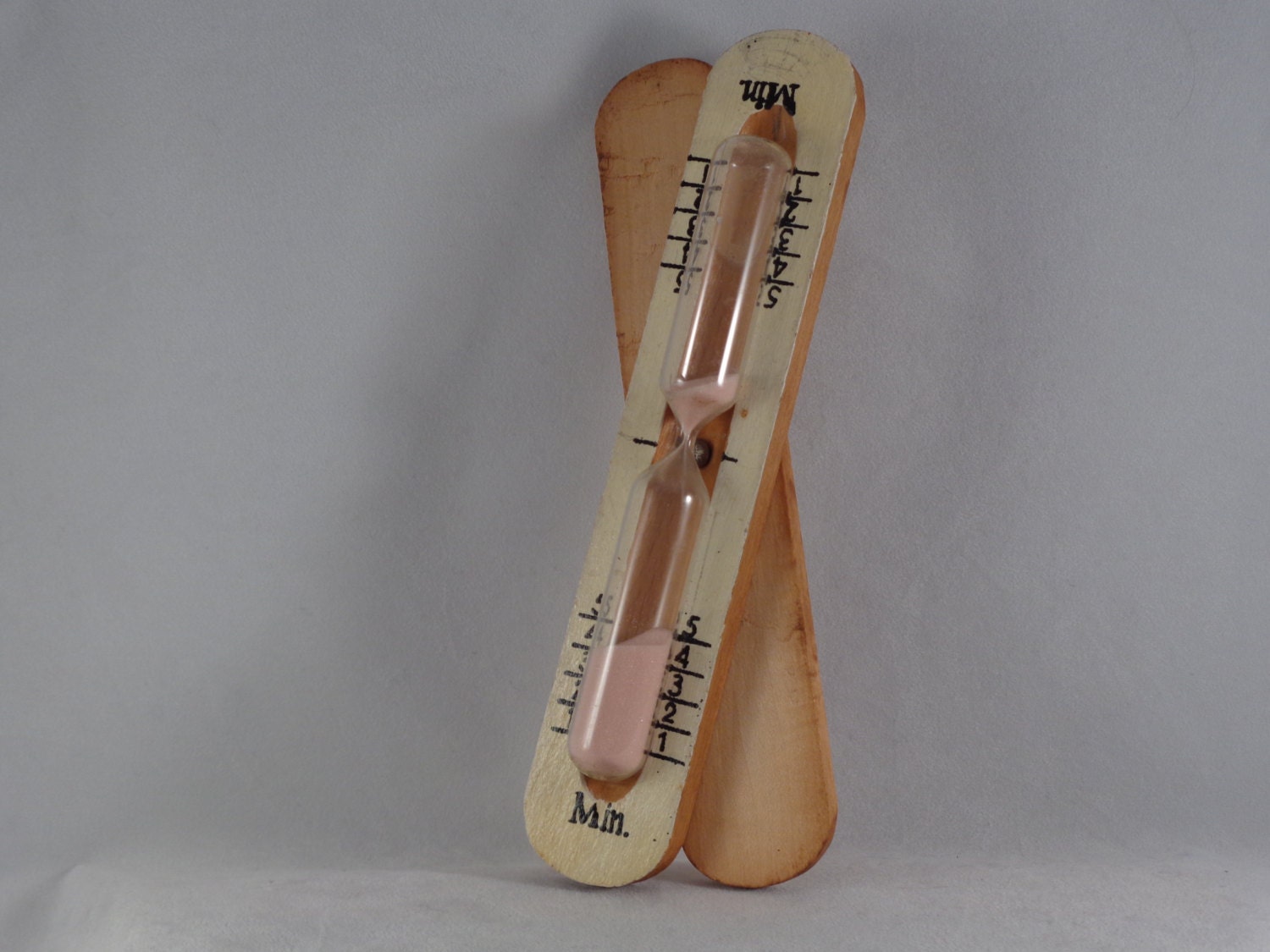 Vintage Egg Timer Unusual Wooden Hanging Timer Made in Japan