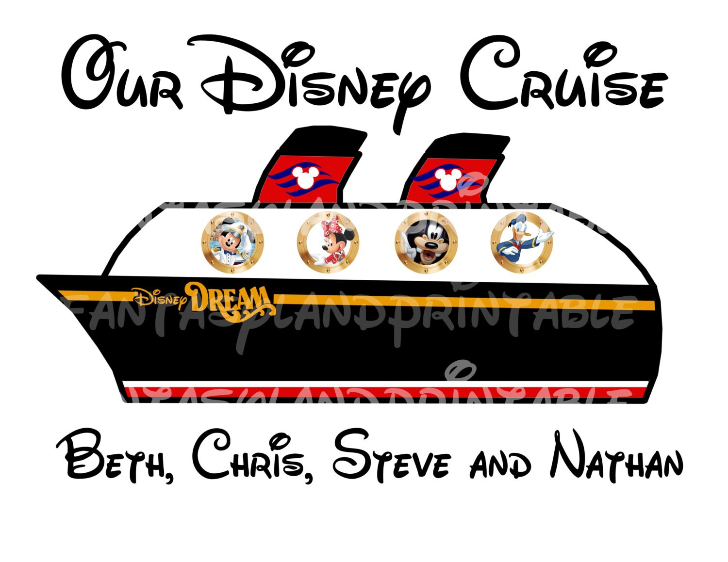 Disney Cruise Ship Personalized Disney Dream Disney Magic