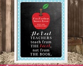 Personalized Teacher Appreciation Wall Art - Custom Teacher DIY Gift Idea Il_170x135