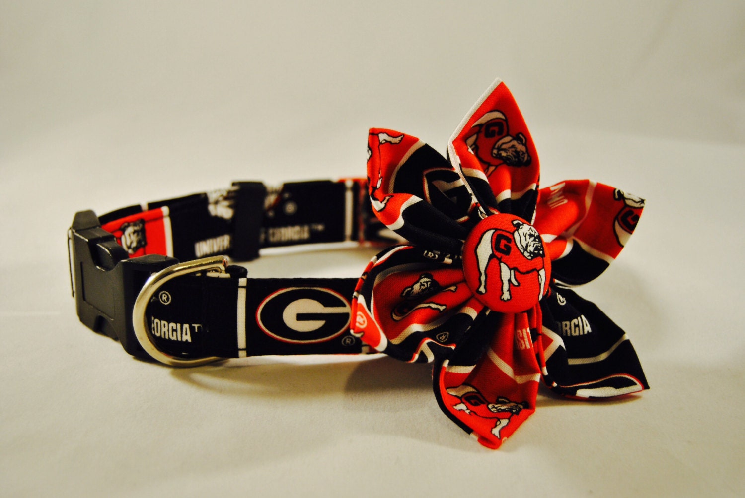 UGA Fabric Flower Accessory