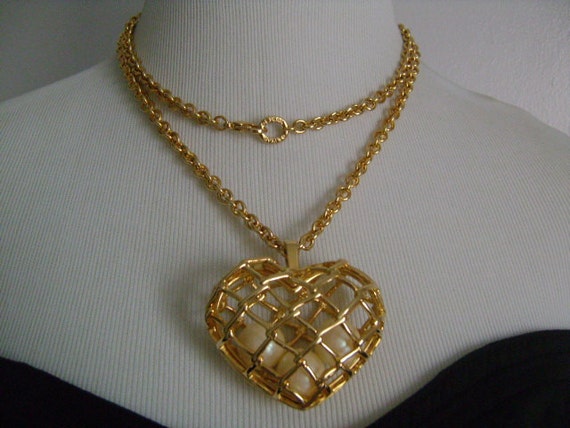 E Pearl ERWIN PEARL 35 Inches Long Goldtone Chain Necklace