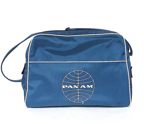 Pan Am Flight Bag Vintage Airline Carry On Luggage Pan