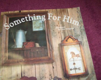 Vintage 1983 "Something For Him" Craft Book by Ann Kingslan