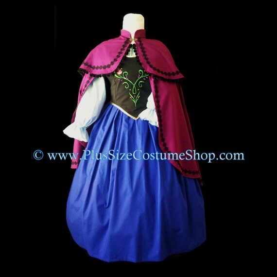anna plus size costume
