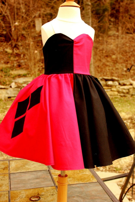 Items similar to Harley Quinn Dress on Etsy