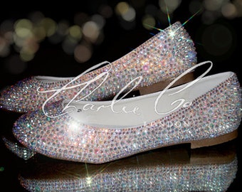 sparkly flat prom shoes