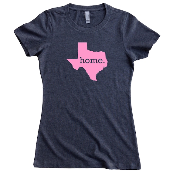 Texas Home State TShirt Women\u002639;s Tee PINK EDITION Sizes