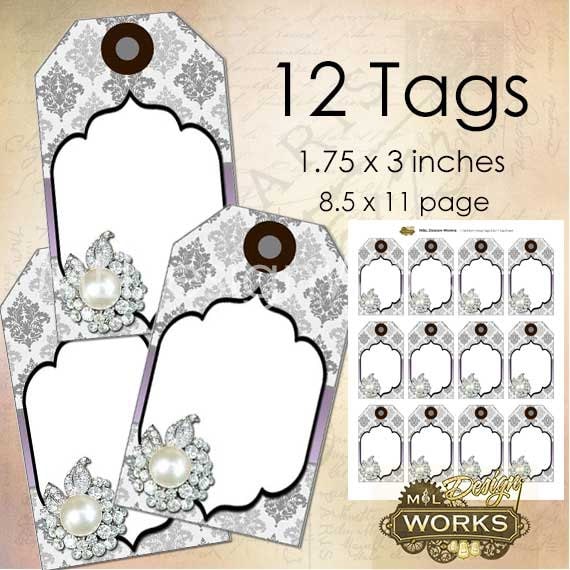 Items similar to Printable Product Tags - Printable Tags - Price Tags ...