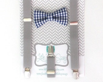 Baby Boys Bow Tie And Suspenders, Boys Birthday Outfit, Ring Bearer Bow Tie, Cake Smash Outfit, Boy Clothes, Boys Bow Tie, Boy Gift, Bow Tie