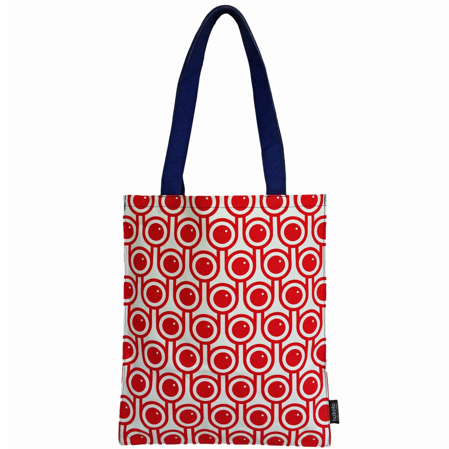 50% off Screen printed cotton canvas tote bags