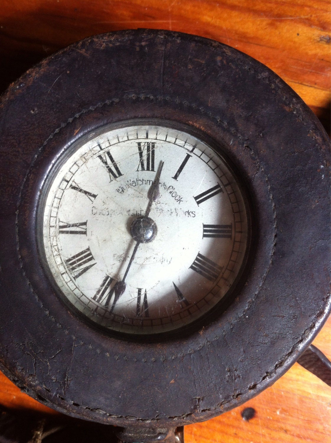 Antique Chicago Night Watchman's Clock by