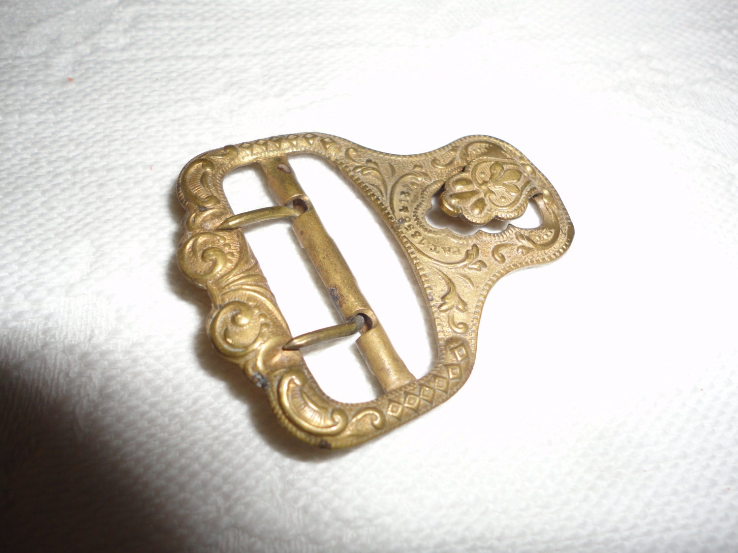 Victorian 1800s Brass Sash Belt Buckle By Tammysfindings On Etsy