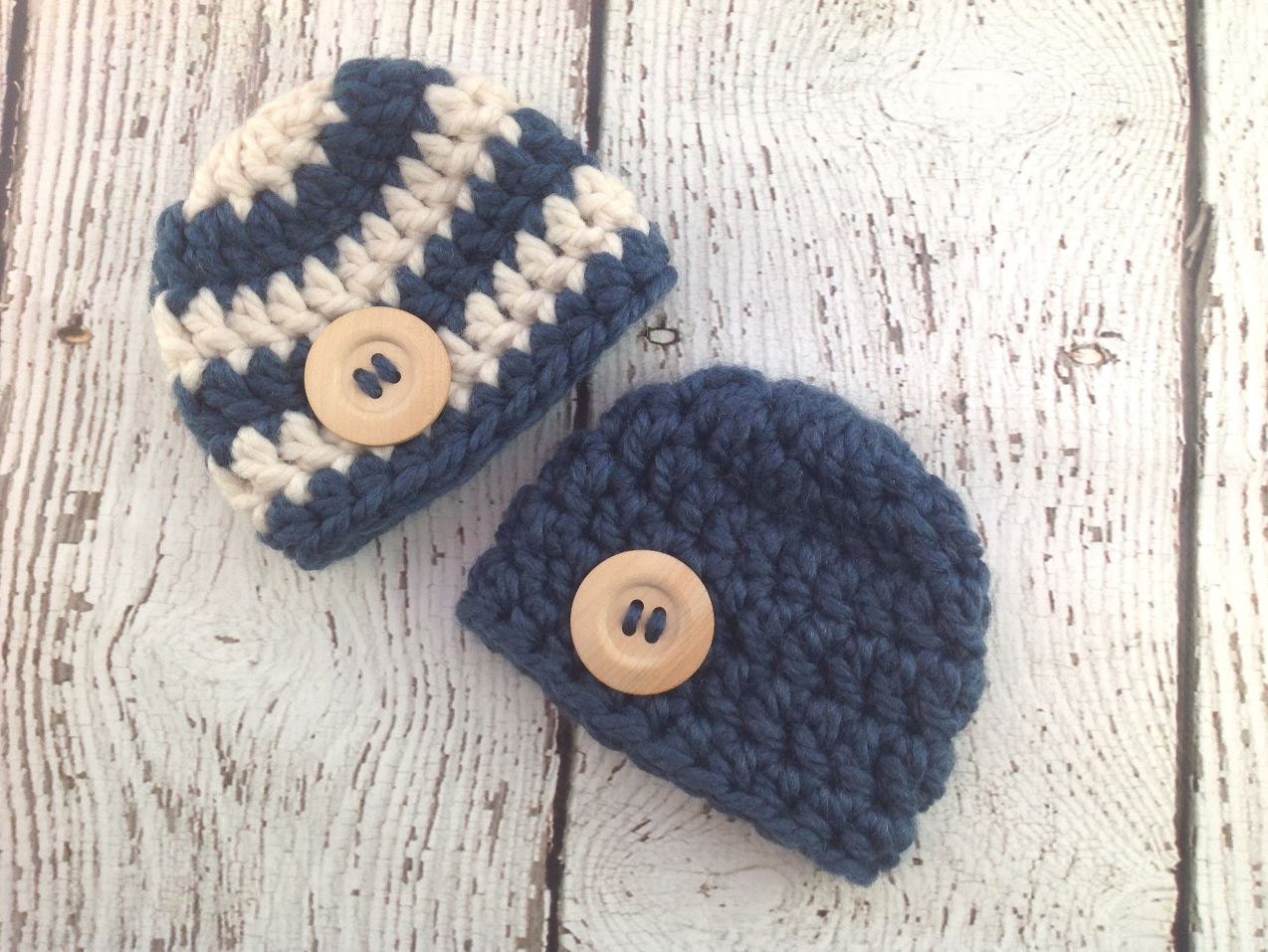 Baby Boy Hat Baby Boy Beanie Newborn Boy Hat by PiecesByChristina