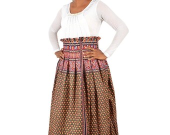 clothing afrocentric plus african skirt ankara maxi popular items ing cloth xxlarge medium