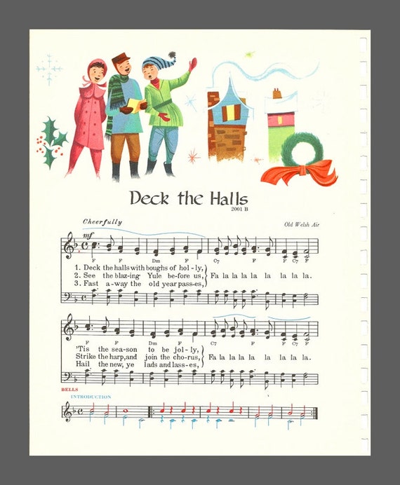Deck the Halls Old Welsh Traditional Christmas and by PageStudio