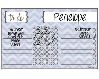 Chore Magnet, Chore List Magnet