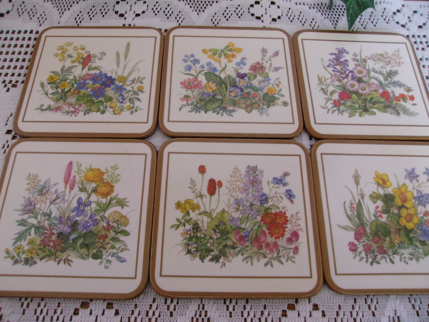 Vintage Pimpernel Coasters Made in England by AntiquesByIndiaRose