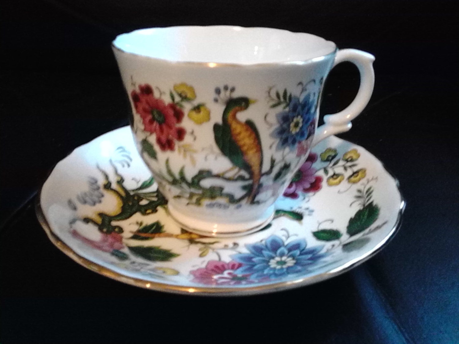 Vintage Fine Bone China Crown Staffordshire by EcoArtBygreenmari