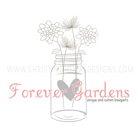 Forever Gardens Premade Logo Il_570xn