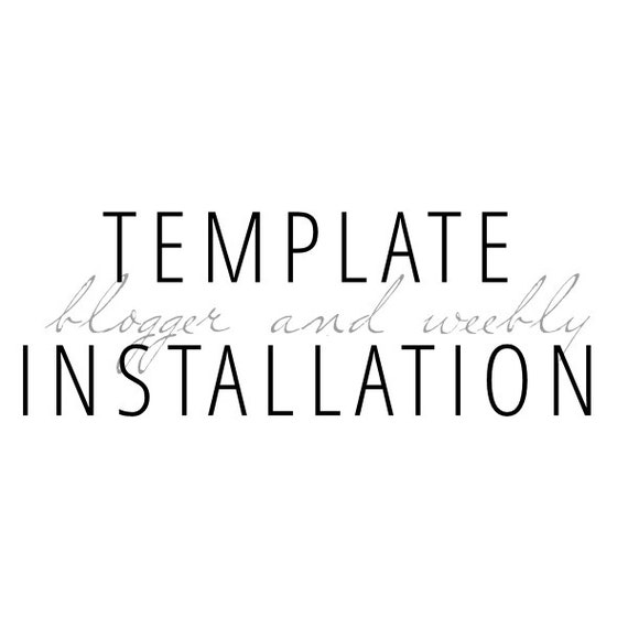 Template/Theme Installation Il_570xn