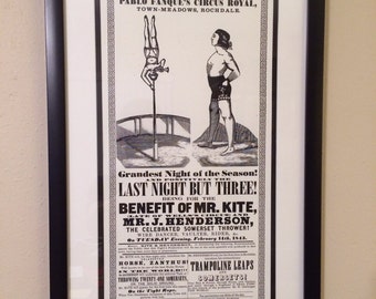 John Lennon's Mr. Kite Poster - Pablo Fanque's Circus Royal