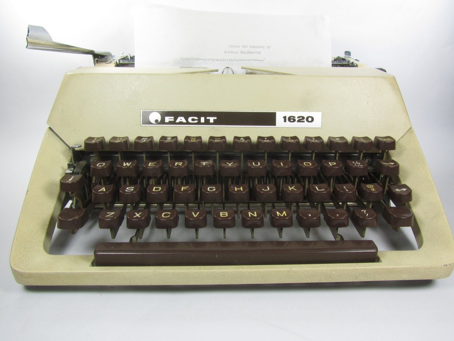 Facit typewriter manual