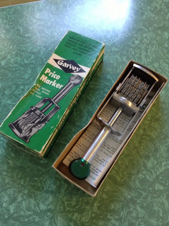 Vintage Garvey Price Marker Grocery General Hardware Store