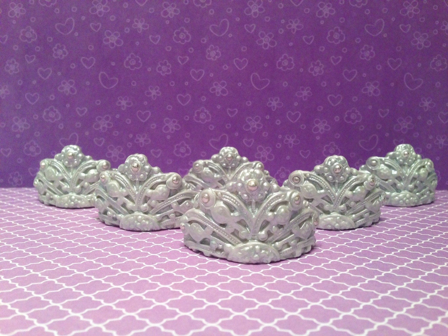 Princess crown tiara cupcake toppers in by on Etsy