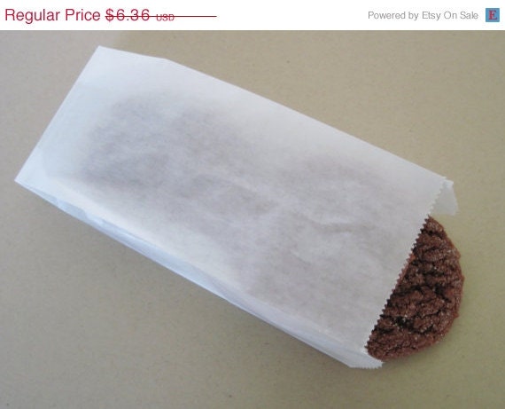 ON SALE 100 Medium Transparent Glassine Bags for Party Favors and more Il_570xn