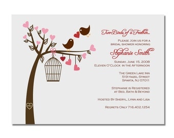 Tree Wedding Invitation DIY PRINTABLE Digital File or Print