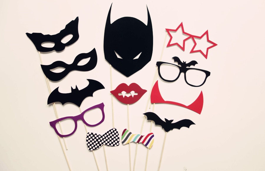 Batman Photo Booth PropsSuperhero Party Photo Booth Prop On a