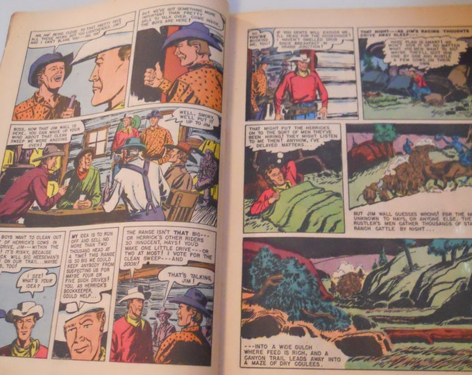 Zane Grey Comic Book, "Robbers' Roost" - Vol. 1, No. 29 - May 1956 - Dell Vintage Comics