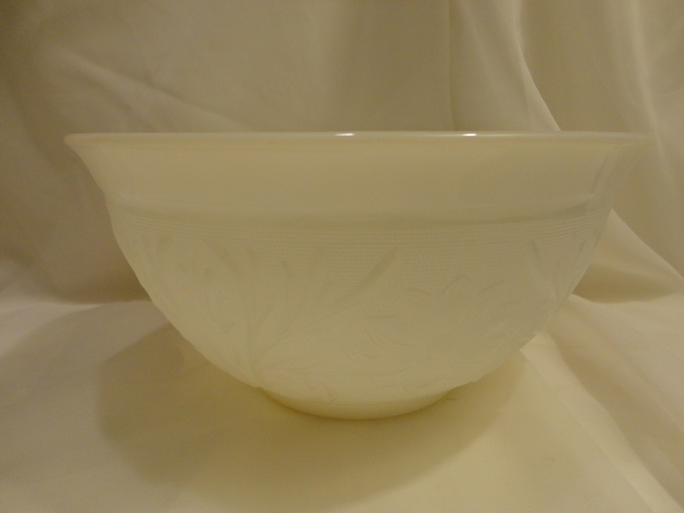 Milk Glass Punch Bowl FREE Domestic Shipping Haute Juice